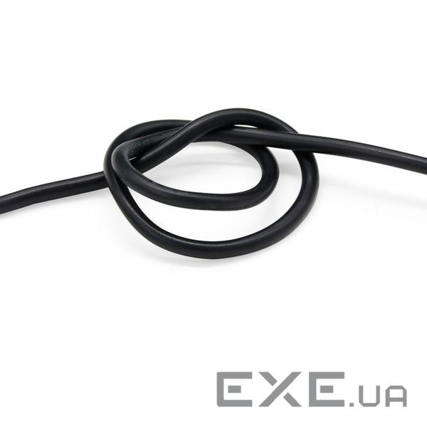 Кабель силіконовий луджений AWG 6 Black (чорний) 100 метрів у бухті ціна за метр (5315)