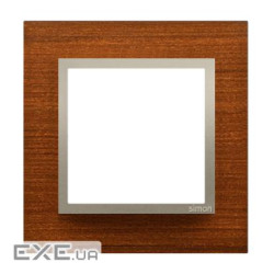 Рамка Premium NATURE 1x, дерево золотой орех (DRN1/86)