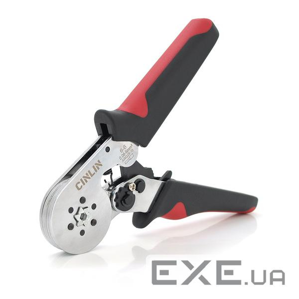 Інструмент обжимний CI-6-6, 0.25-6mm2, Black-red (CI-6-6 Black-red)