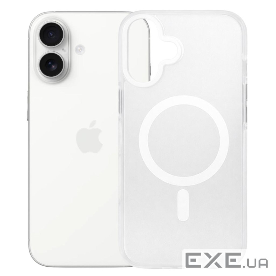 Чохол до мобільного телефона BeCover FIBRA Shock-Proof MagSafe Apple iPhone 17 White (715448)