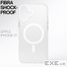 Чохол до мобільного телефона BeCover FIBRA Shock-Proof MagSafe Apple iPhone 17 White (715448)