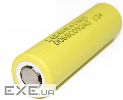 Акумулятор 18650 Li-Ion LG LGDBFIE41865 (LG HE4), 2500mAh, 20A, 4.2 / 3.6 / 2.5V, жовті