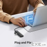Концентратор Ugreen USB 3.0 to 4хUSB 3.0 0.15m Space Gray CM219 (25851)