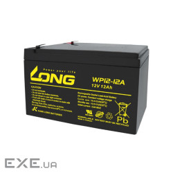 Батарея до ДБЖ Long 12В 12Ач (WP12-12A) (WP12-12A)