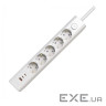 Подовжувач блоковий (PP) Electrum 5 розеток 3м з вимикачем та 2 Type-C + USB C-ES-1991