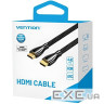 Кабель HDMI M - M, 0.5 м, V2.0, 4K 60Гц, обплетення, Zinc Alloy Type чорний Vention (ALMBD)