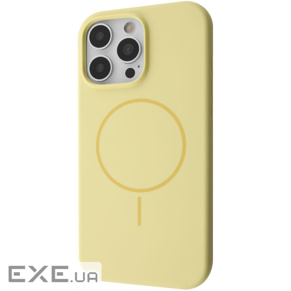 Чехол WAVE Color Circle с магнитным кольцом iPhone 16 Pro melow yellow (71115 melow yellow)