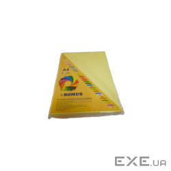 Папір Romus A4 160 г/м2 100sh Yellow (R50584)