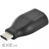 Перехідник OTG USB 3.0 AF to USB-C Digitus (AK-300506-000-S)