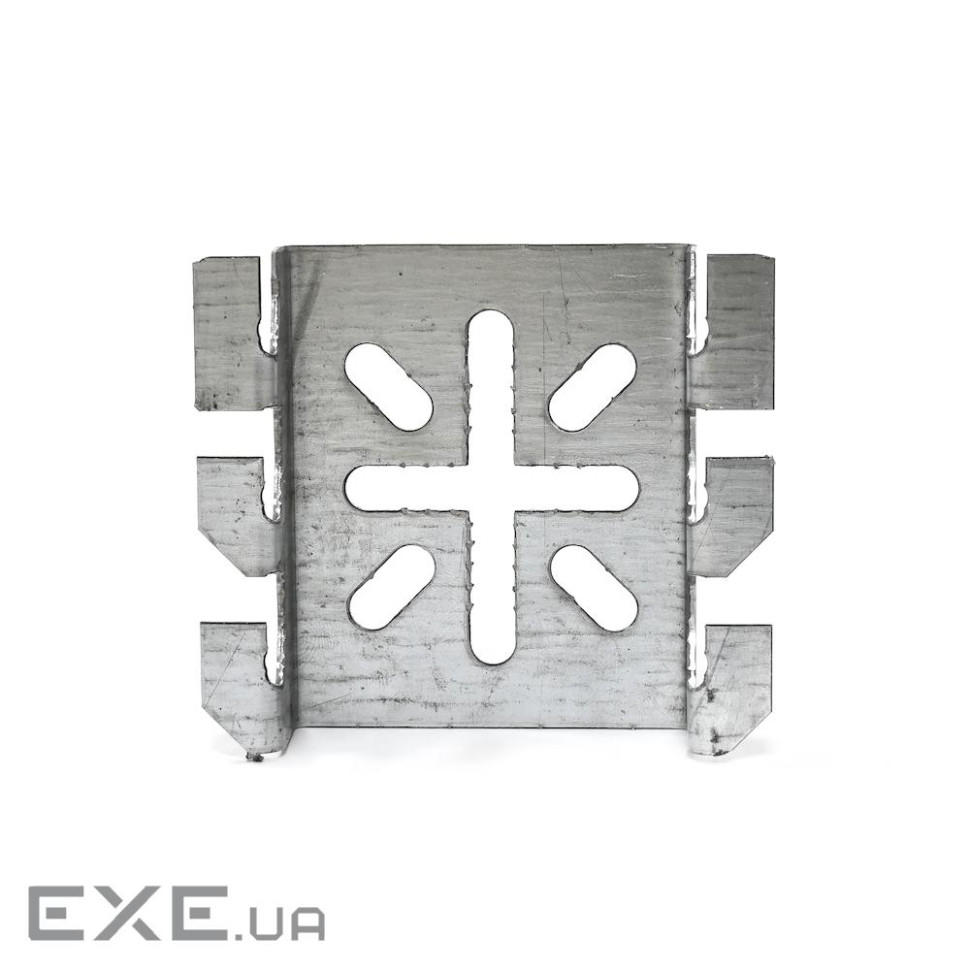 Універсальний кронштейн "Крабік" для сітчастого лотка, білий цинк (CMS-KRB2Z) (CMS-KRB2Z)