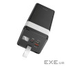 Батарея універсальна HOCO 50000mAh Powermaster PD/20W, QC/22.5W, Lamp, Black (J86A / 714738)