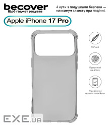 Чeхол-накладка BeCover Anti-Shock для Apple iPhone 17 Pro Grey (713798)