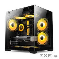 Корпус GTL Gaming "Infinity", Black, без БЖ, Mid Tower, Micro ATX / Mini ITX, 1xUSB 3.0 (GTLN275-1B)