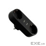 Мережевий розгалужувач EUROELECTRIC X2 16A 2xUSB Black з заземленням (EE-2/2USB-16A(black))