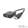 Перехідник HDMI M to VGA F 0.1m 4K/2K black Voltronic (YT-C-HDMI(M)/VGA(F)-B) (2777)