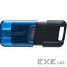 Флеш-накопичувач USB3.2 128GB Type-C Kingston DataTraveler 80 M Blue/Black (DT80M/128GB)