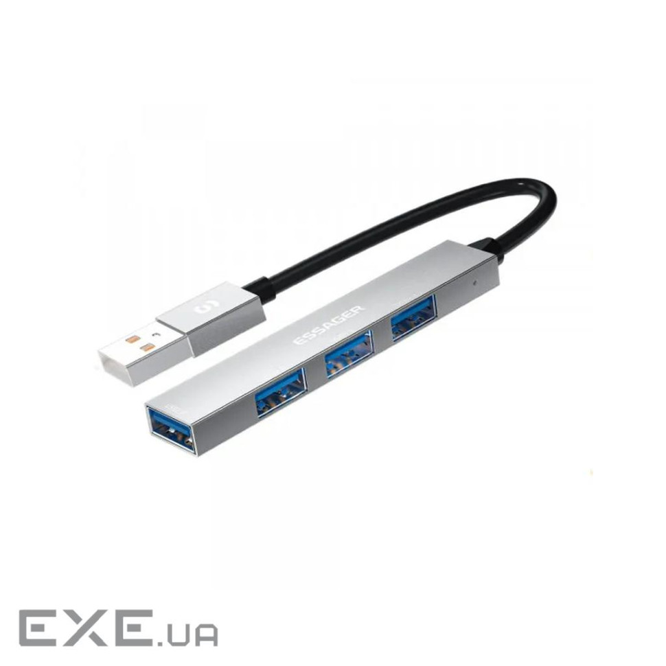 Концентратор Essager USB 2.0 to 4xUSB 2.0 (EHBA04-FY10-P)