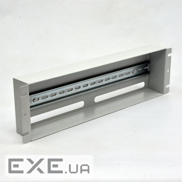Панель 19 '' 3U с DIN-рейкой, для 24-х автоматических выключателей, серая (UA-ASU3UG)