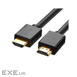 Кабель мультимедійний HDMI M to HDMI M 10.0m HD104 black Ugreen (10110)