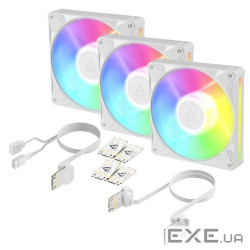 Набір із трьох вентиляторів для корпусу 140MM BioniX P14 A-RGB 3-PACK WHT ACFAN00342A ARCTIC