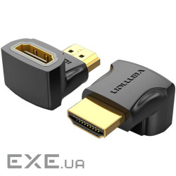 Адаптер кутовий VENTION Up 90 HDMI Black (AIOB0)