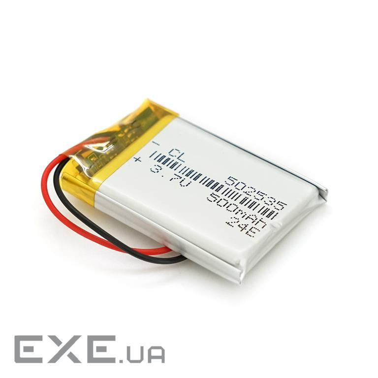 Літій-полімерний акумулятор 5*25*35mm (Li-ion 3.7В 400мА&middot,год) (502535) ) (502535)