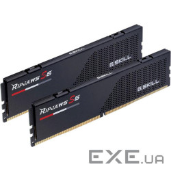 Модуль пам'яті G.SKILL Ripjaws S5 Matte Black DDR5 6000MHz 32GB Kit 2x16GB (F5-6000J3036F16GX2-RS5K)