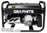 Генератор Graphite 230V (1 фаза), 2/2.2kW, ручний старт, AVR, 40кг (58G904)