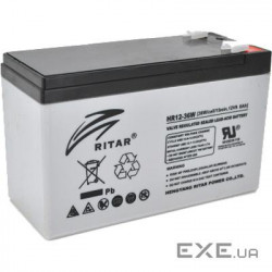 Акумуляторна батарея RITAR HR12-36W (12В 9Ач ) (HR1236W)