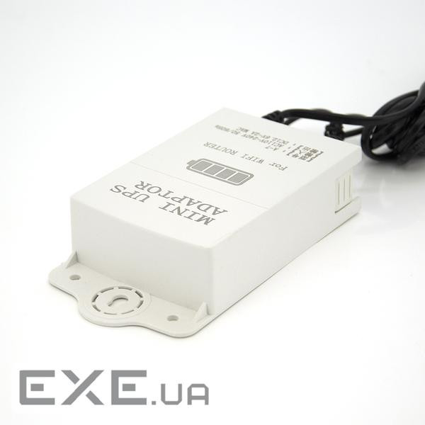 Імпульсний UPS із вбудованим АКБ Mini Outer UPS1202, 12.6V 2А, акб Lithium 0,6А, Plastic Box IP40, В
