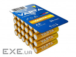 Батарейка VARTA Longlife AA 24шт/уп (04106301124)