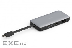 Док-станція DIGITUS USB-C > HDMI/2xUSB-A/USB-C/SD/MicroSD/RJ54, Travel (DA-70916)