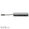 Док-станція DIGITUS USB-C > HDMI/2xUSB-A/USB-C/SD/MicroSD/RJ54, Travel (DA-70916)