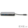 Док-станція DIGITUS USB-C > HDMI/2xUSB-A/USB-C/SD/MicroSD/RJ54, Travel (DA-70916)