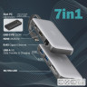 Док-станція DIGITUS USB-C > HDMI/2xUSB-A/USB-C/SD/MicroSD/RJ54, Travel (DA-70916)
