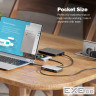 Док-станція DIGITUS USB-C > HDMI/2xUSB-A/USB-C/SD/MicroSD/RJ54, Travel (DA-70916)