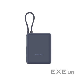 Зовн_АКБ Xiaomi 10000mAh 33W Integrated Cable(BHR9341GL)син