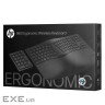 Клавіатура HP 960 BLK Ergonomic split-zone UA Black (7E755AA)