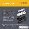 Мережевий подовжувач TECCO 2м 2 поста white (8681277841088)