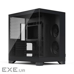 Корпус ATX без БЖ, чорний, Pop2 Vision FRACTAL DESIGN Pop 2 Vision Black (FD-C-POV2A-01)