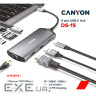 Порт-реплікатор Canyon 8-in-1 USB-C (CNS-TDS15)
