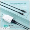 Дата кабель USB-C to USB-C 2.0m 3A 60W textured PVC black ColorWay (CW-CBPDCC095-BK)
