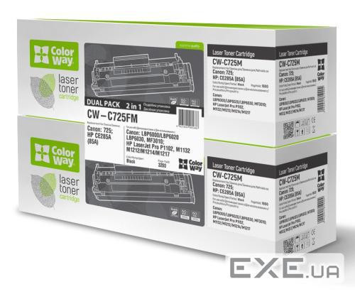 Картридж ColorWay для CANON 725 LBP6000/MF3010 Universal DUAL PACK (CW-C725FM)