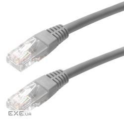 Патч-корд неекранованій RJ45 UTP5e 7.0m,patch AWG26 D=4.5mm Gold,сірий (78.01.4453-1)