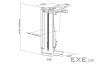 Кріплення DIGITUS Universal PC Mount, black (DA-90411)
