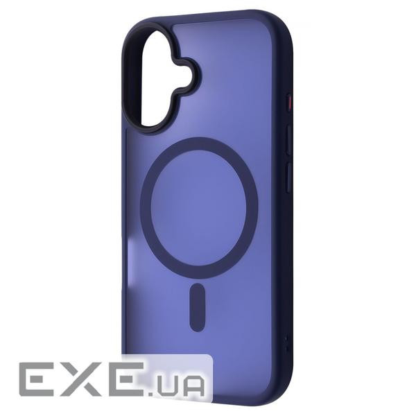 Чохол WAVE Matte Insane Case with Magnetic Ring iPhone 16 Plus midnight blue (59343 midnight blue)