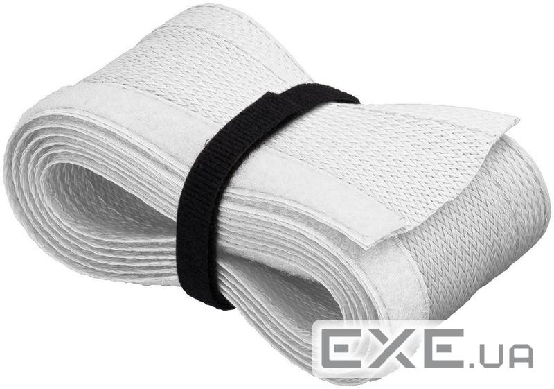 Кабельний організатор Стяжка (хомут),Рукав для кабелів 1.8m D=40mm,білий (75.05.1918-1) (75.05.1918-1)