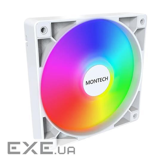 Набір із трьох вентиляторів для корпусу 120MM GF120 V2 ARGB PWM 3I1(W) MONTECH