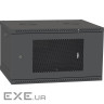 Шафа настінна Ipcom 6U, 600*600, перфоровані дверцята, RAL9005 (СН-6U-0 (СН-6U-060х060-ДП-9005)