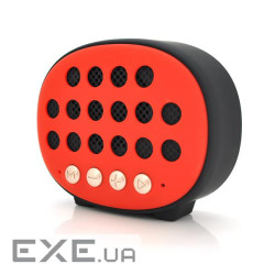 Колонка T9 Bluetooth 4.1 до 10m, 1х 3W, 4&Omega,, 600mAh, &ge,90dB, TF (YT-BTS-T9-03093 Red)